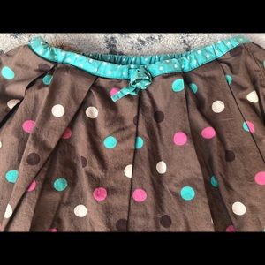 Mini Boden polka dot skirt 7/8